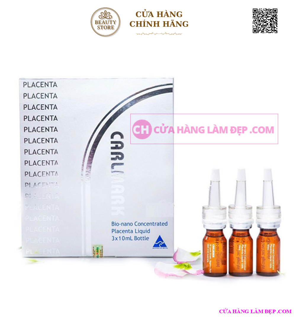 Tinh Chất Tế Bào Nhau Thai Cừu CARLMARK BIO NANO Kỳ Duyên House (3x10ml)
