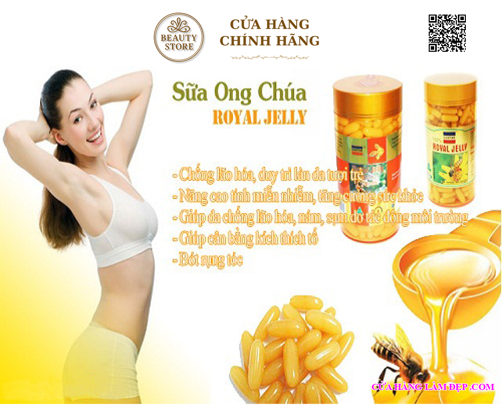 Sữa Ong Chúa Golden Health (1600mg X 365 Viên)