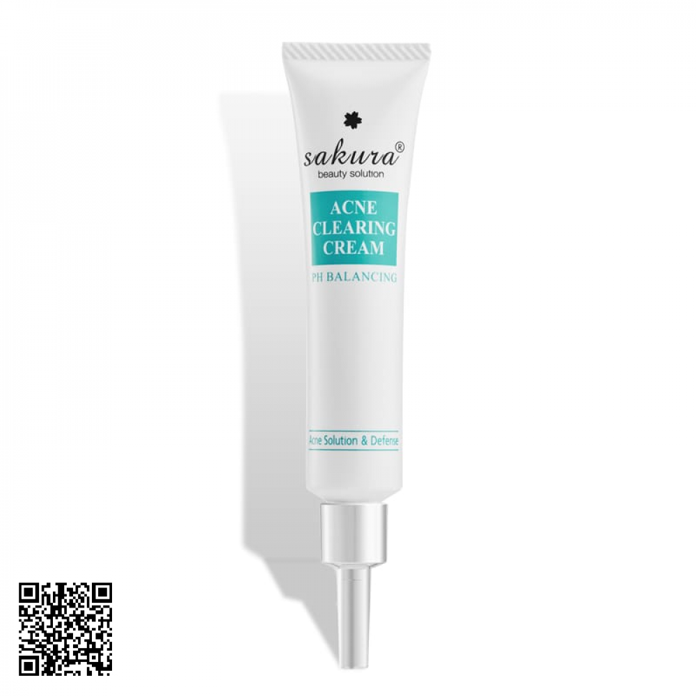 Kem Giảm Mụn Sakura Acne Clearing Cream