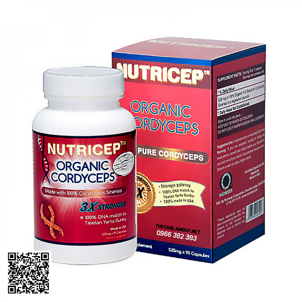Đông Trùng Hạ Thảo Nutricep Organic Cordyceps - Kỳ Duyên House