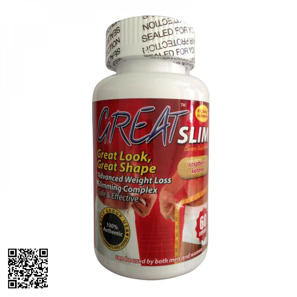 Viên Uống Giảm Cân Great Slim USA Mỹ 60 Viên 