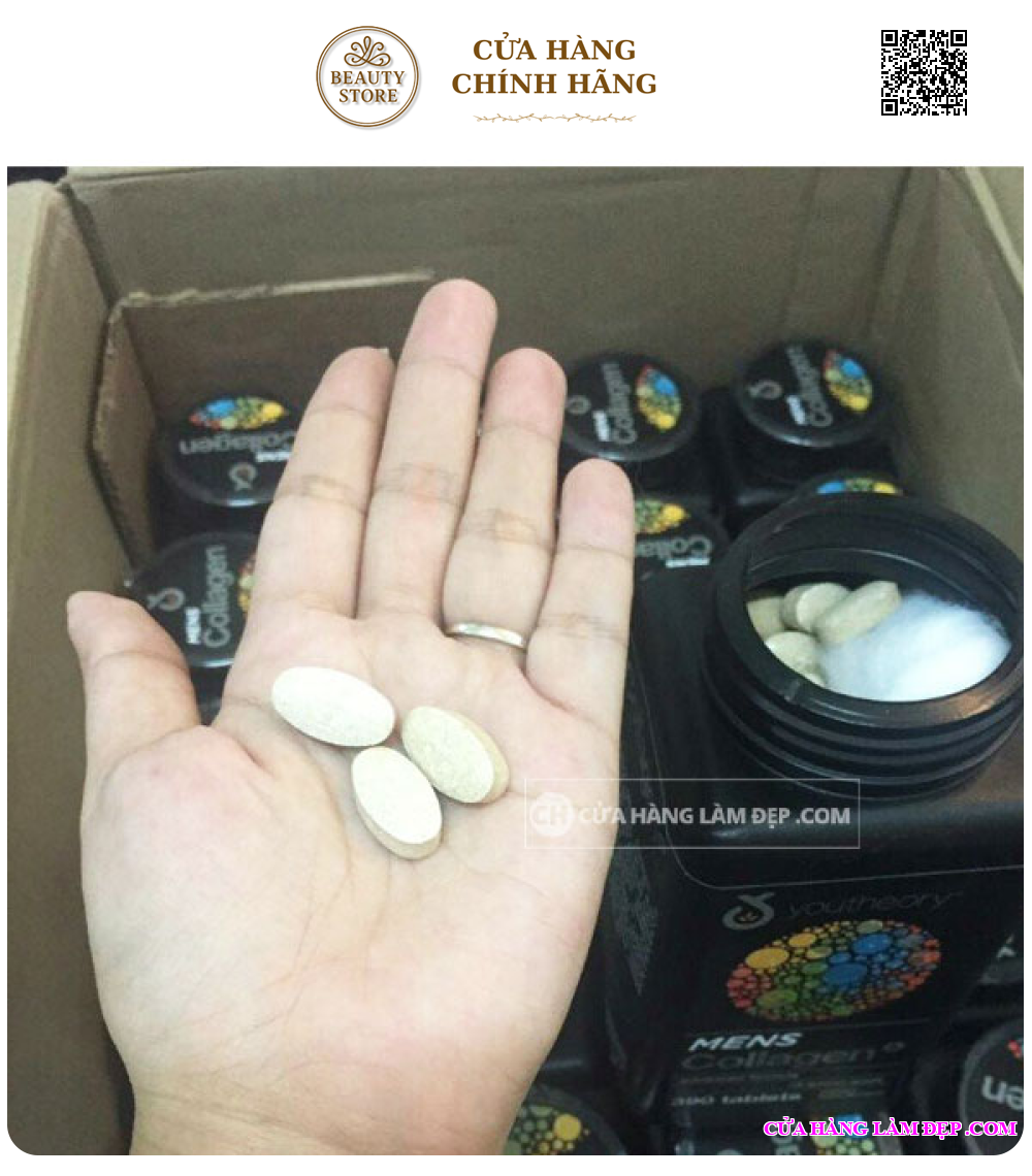 Viên uống Collagen Youtheory Mens Type 1, 2 & 3 Dành Cho Nam