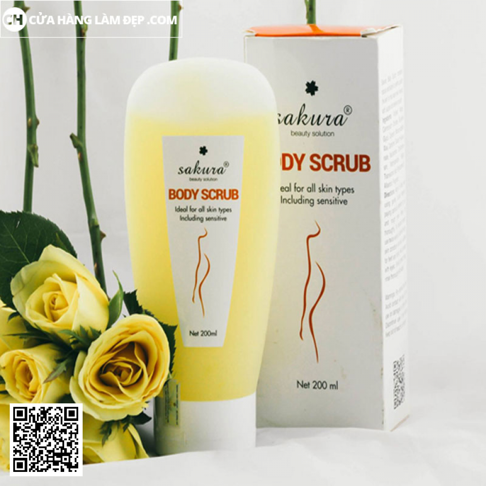 Kem Tẩy Tế Bào Chết Sakura Body Scrub