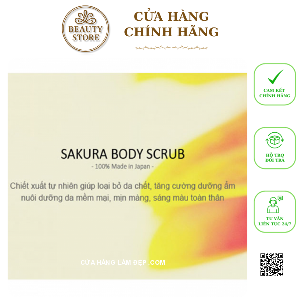 Kem Tẩy Tế Bào Chết Sakura Body Scrub