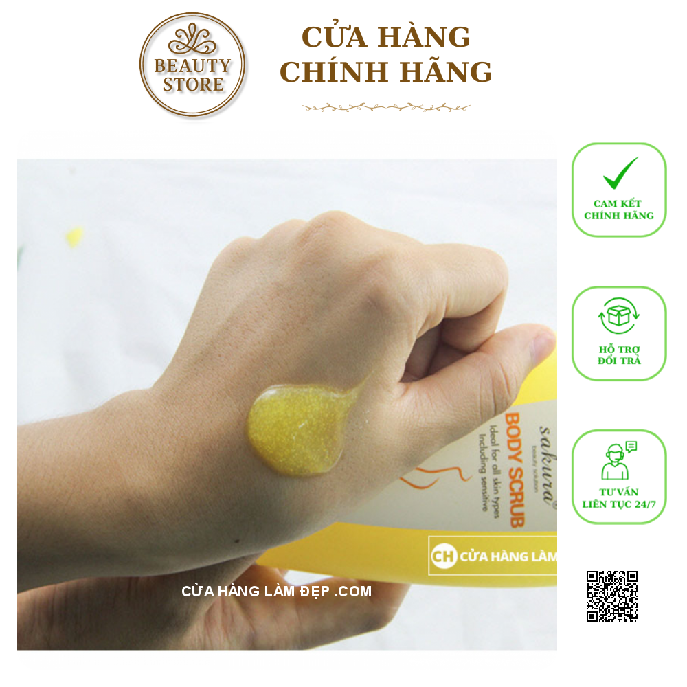 Kem Tẩy Tế Bào Chết Sakura Body Scrub