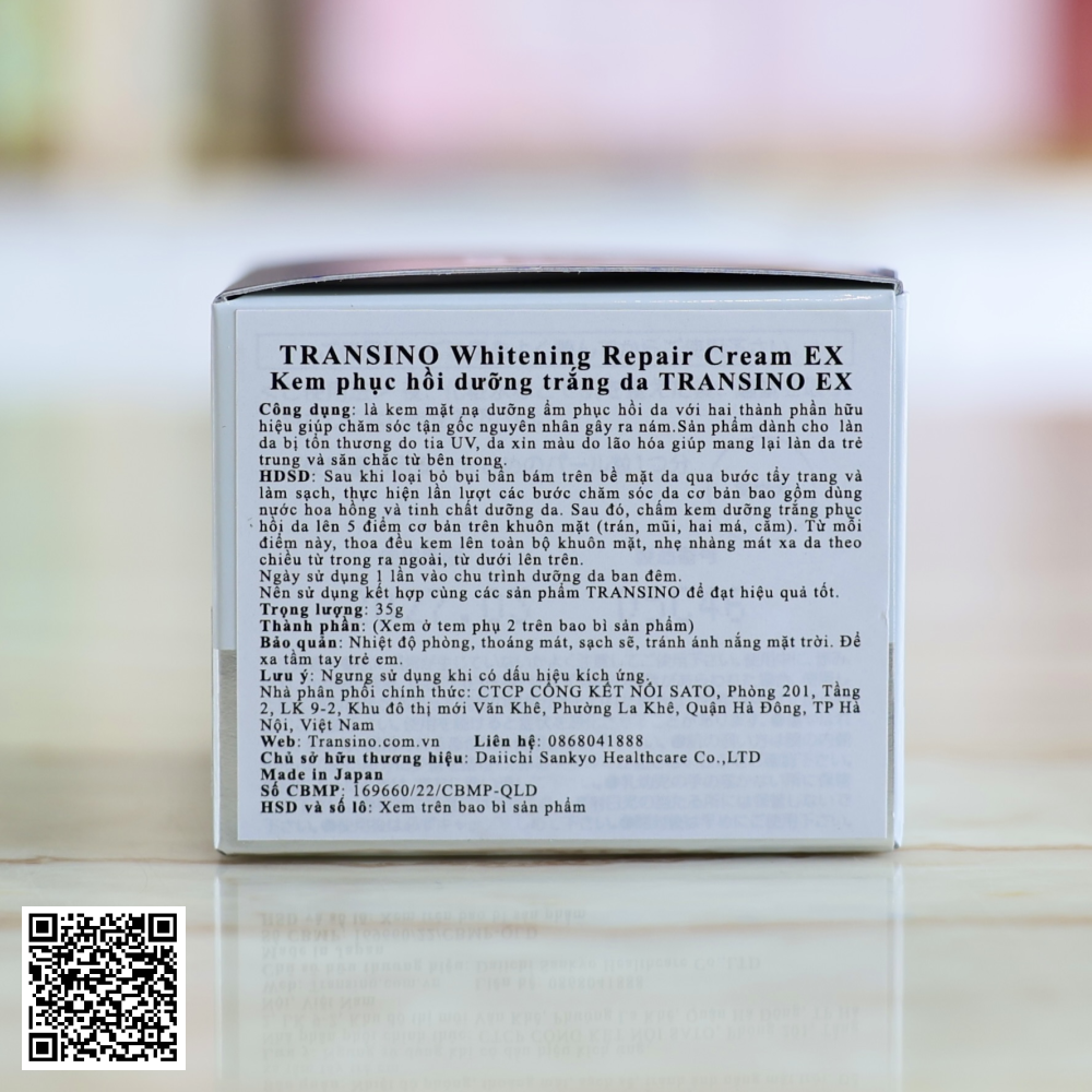 Kem Dưỡng Da Ban Đêm Transino Whitening Repair Cream Ex 35gr Nhật Bản