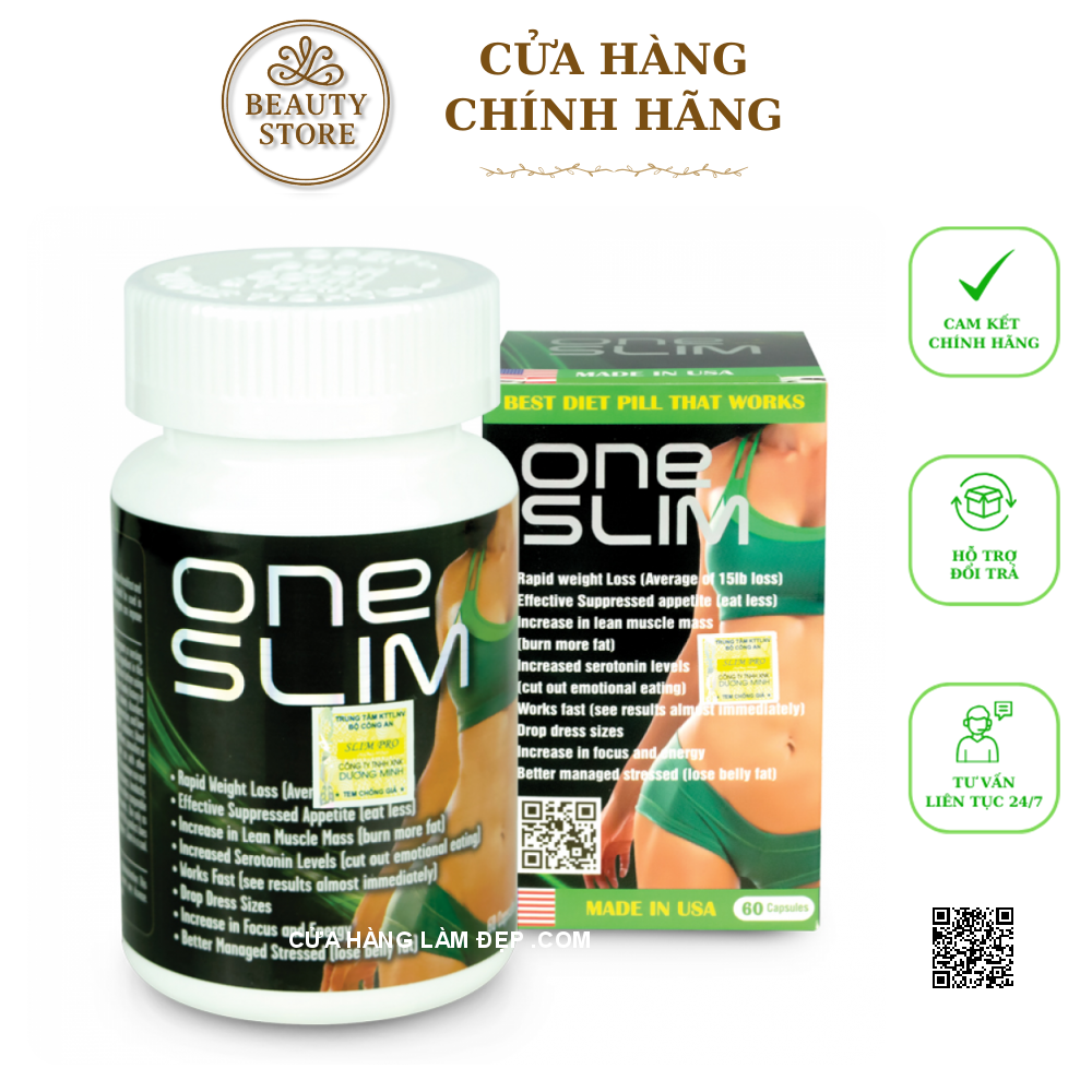 Viên Uống Giảm Cân One Slim 60 viên của Mỹ