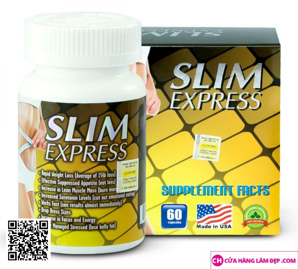 Viên Uống Giảm Cân Slim Express 60 Viên Của Mỹ