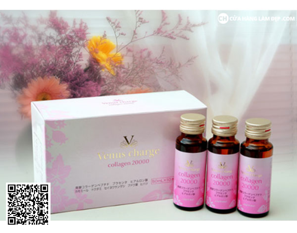 Nước Uống Venus Charge Collagen 20000 mg Nhật Bản