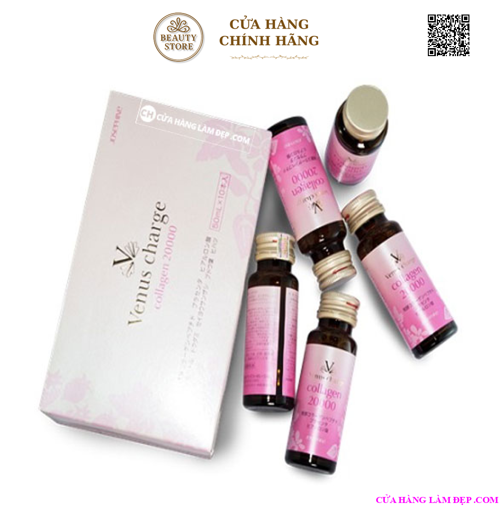 Nước Uống Venus Charge Collagen 20000 mg Nhật Bản