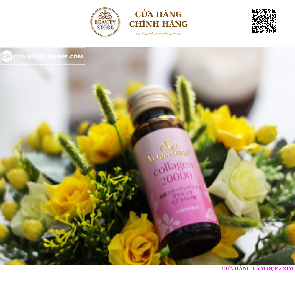 Nước Uống Venus Charge Collagen 20000 mg Nhật Bản