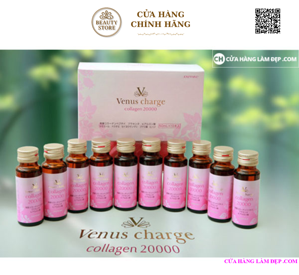 Nước Uống Venus Charge Collagen 20000 mg Nhật Bản