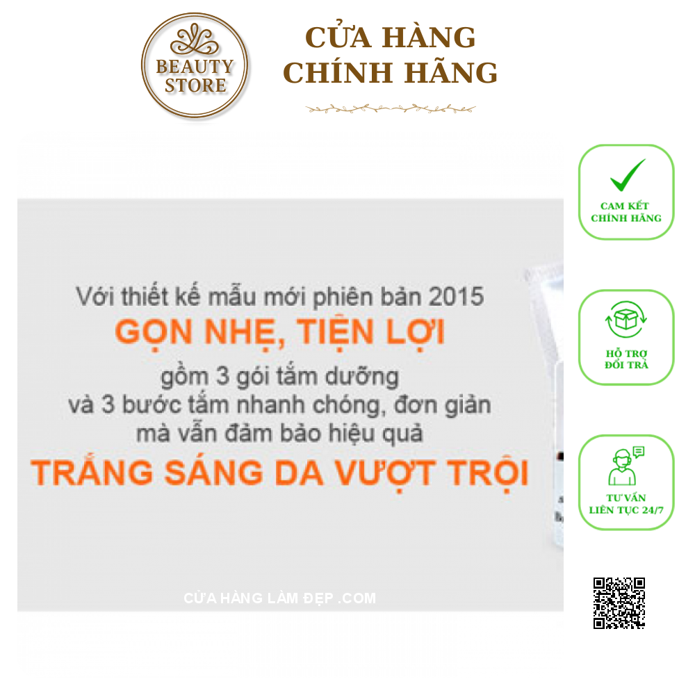 Bộ Kem Tắm Trắng Sakura Super White Pro System