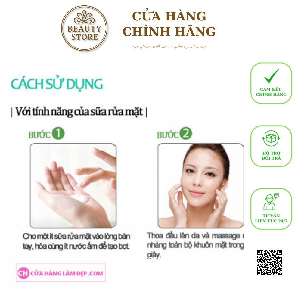 Sữa Rửa Mặt Dành Cho Da Dầu, Mụn Sakura Deep Purifying Cleansing Foam