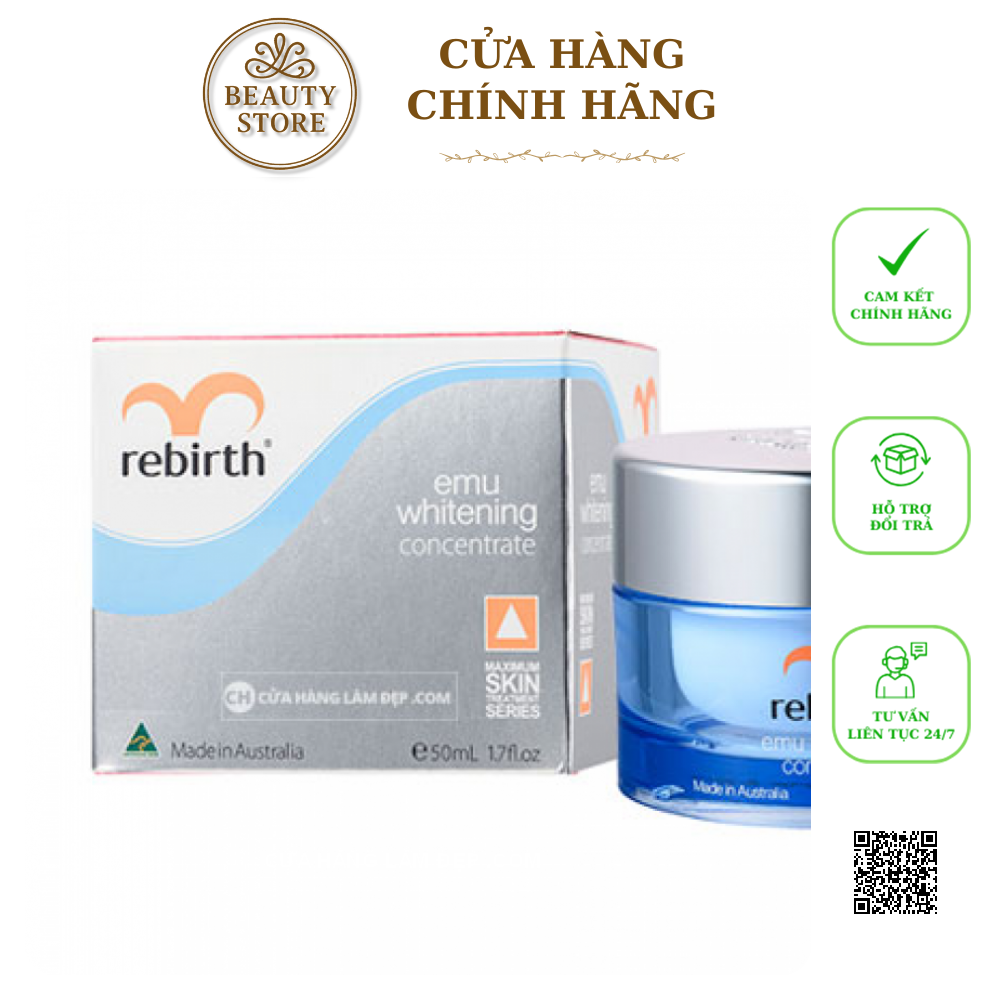 Bộ Kem - Serum Mờ Nám, Tàn Nhang, Trắng Da Rebirth Maximum Gift Set