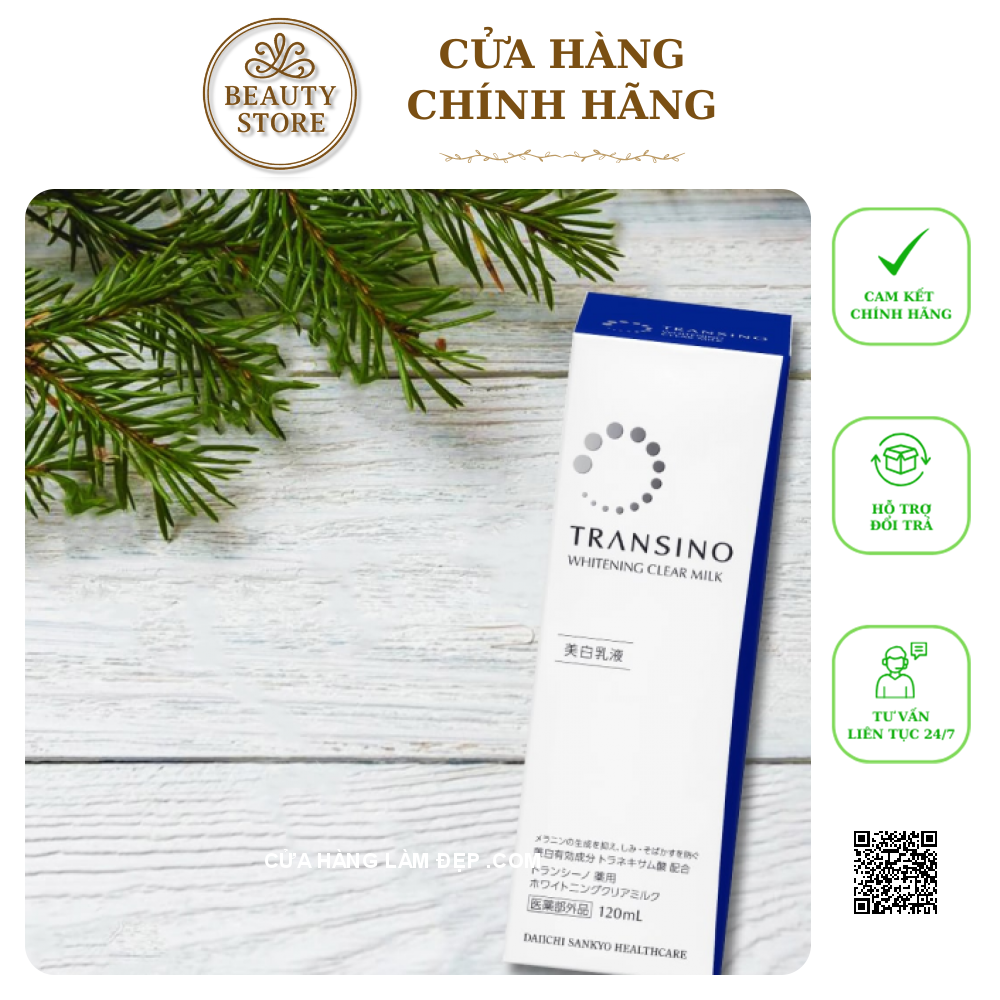 Sữa dưỡng trắng da Mờ Nám Transino Whitening Clear Milk 120ml