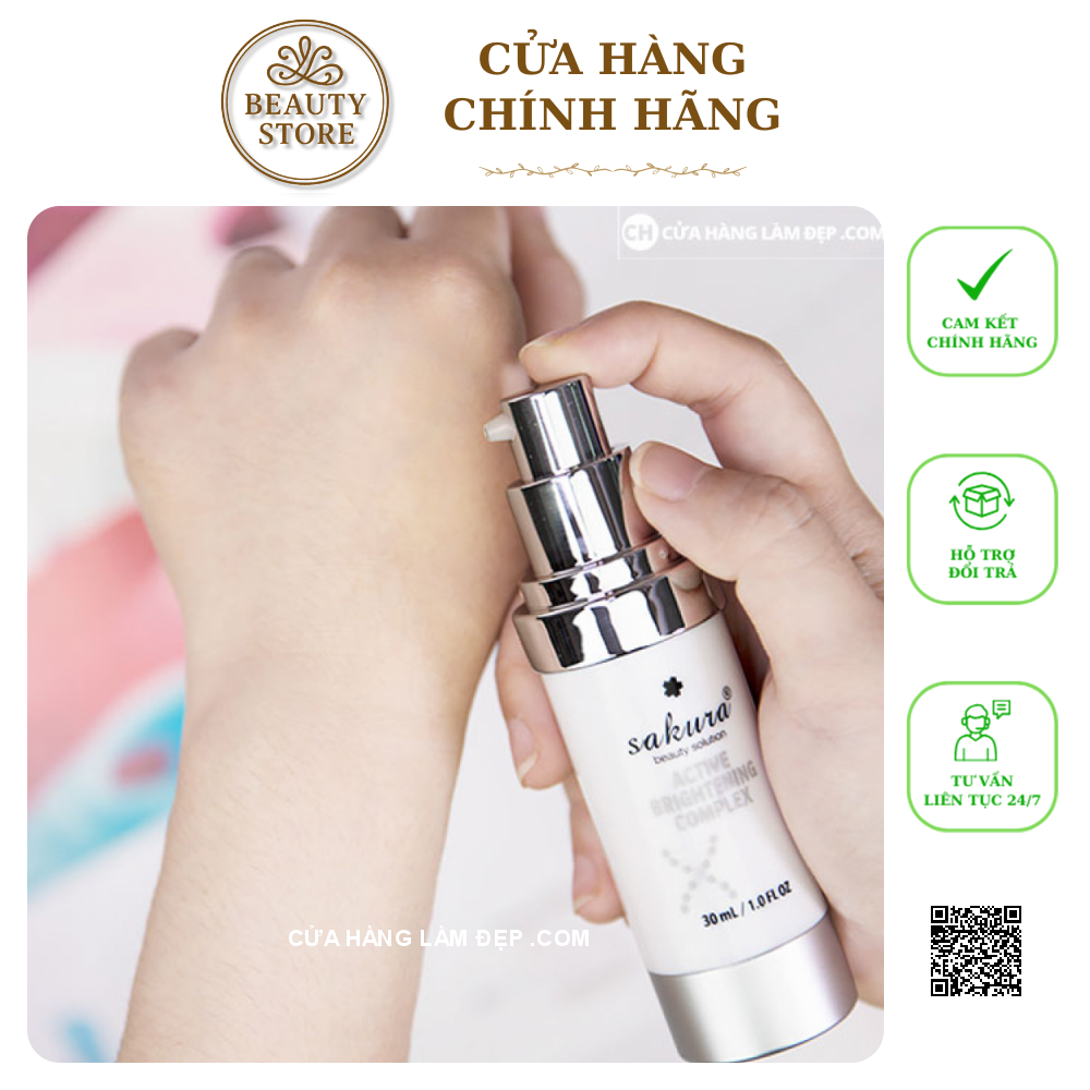 Enzyme Mờ Nám Dưỡng Trắng Da Sakura Active Brightening Complex