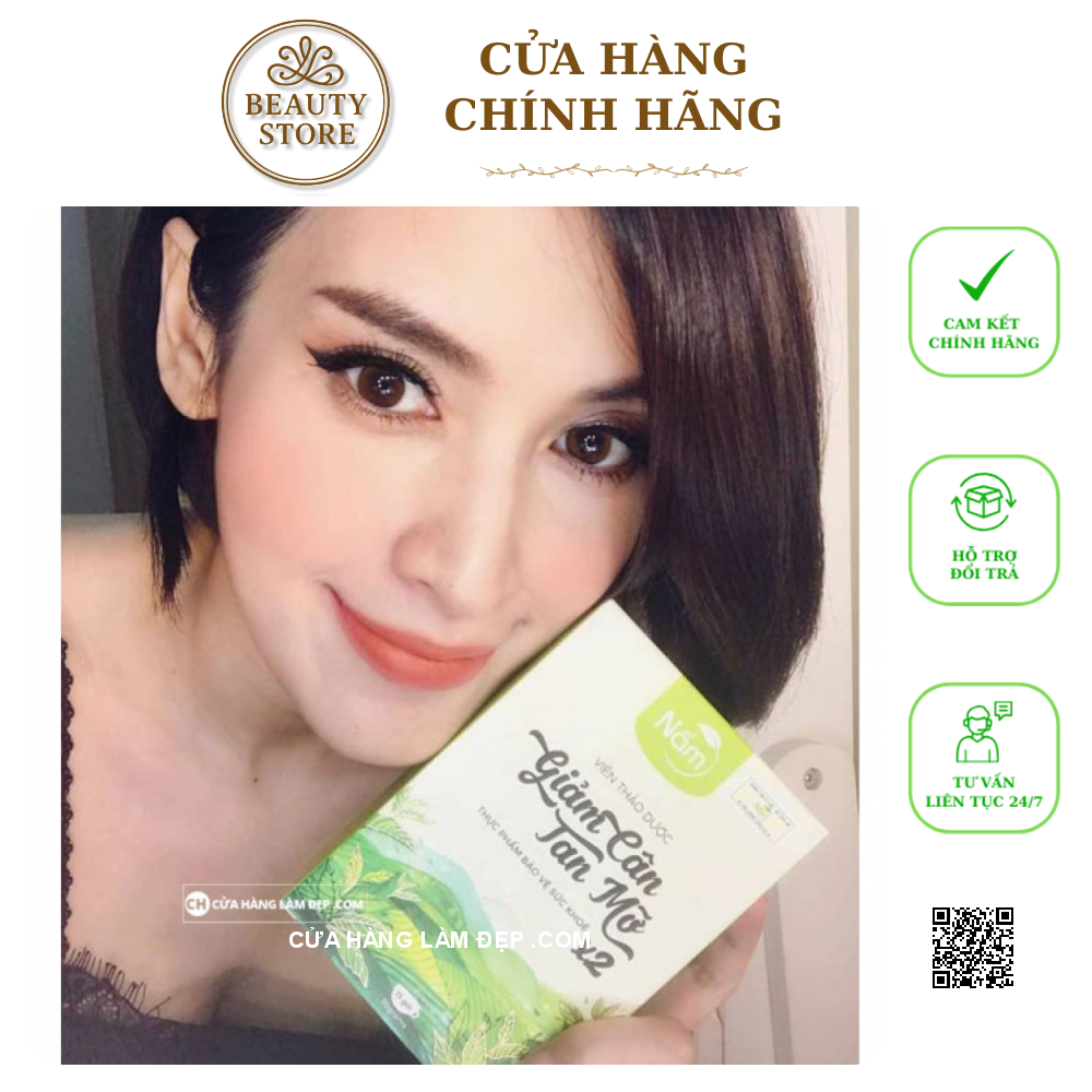 Viên Uống Thảo Dược Giảm Cân Tan Mỡ Nấm X2