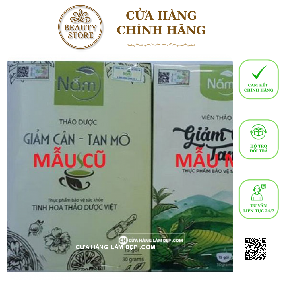 Viên Uống Thảo Dược Giảm Cân Tan Mỡ Nấm X2