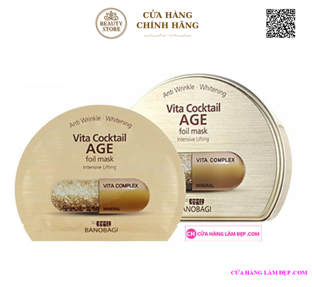 Mặt Nạ Thiếc BANOBAGI Vita Cocktail Age Foil Mask