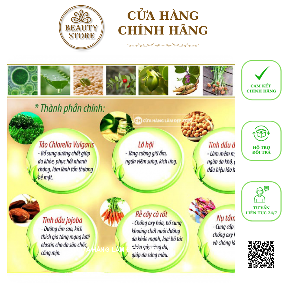 Kem Dưỡng Trắng Làm Chậm Lão Hóa, Phục Hồi Da Ban Đêm Sakura Crystal & White Repairing Cream