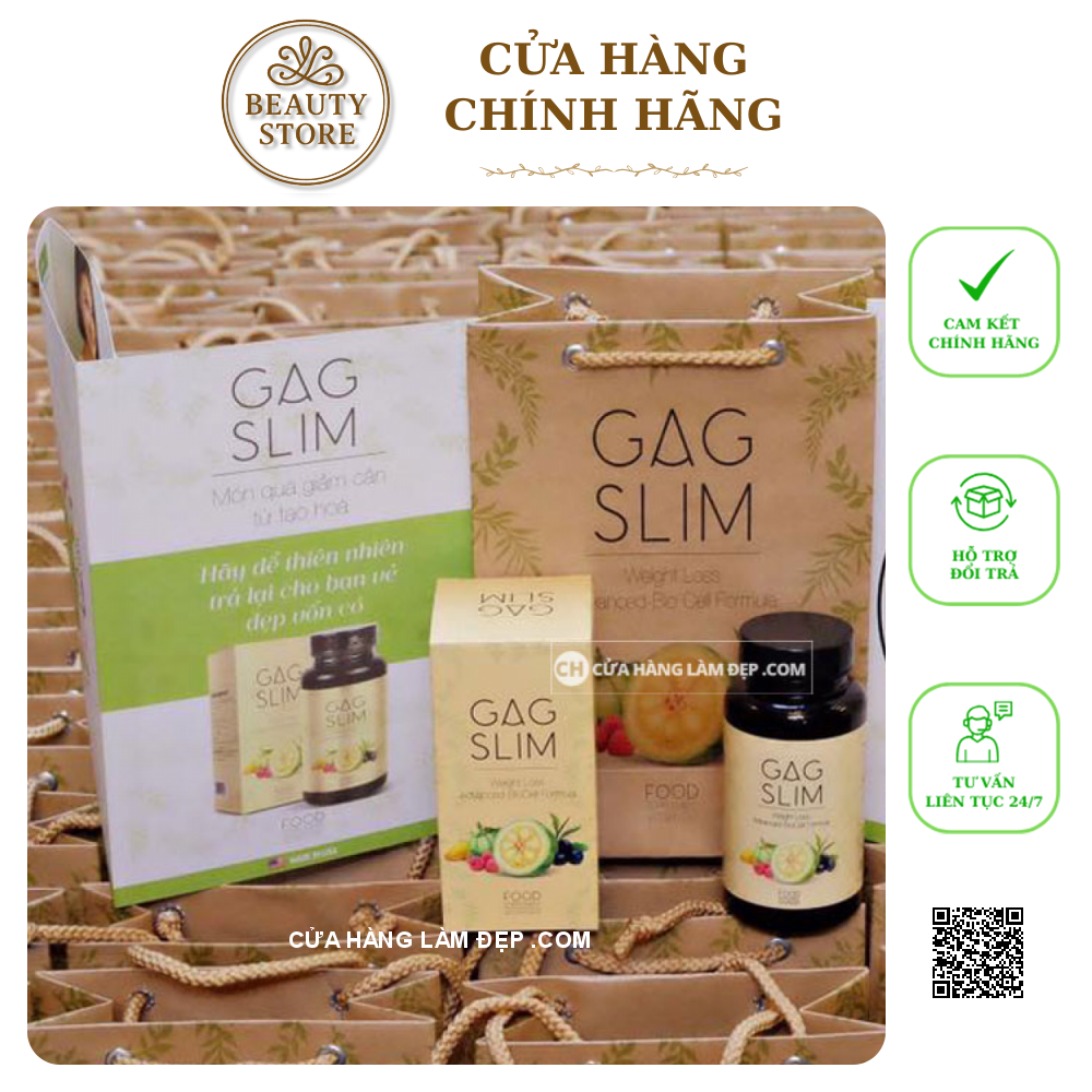 Viên Uống Giảm Cân Tối Ưu - Gag Slim mẫu mới 2019 Của Mỹ