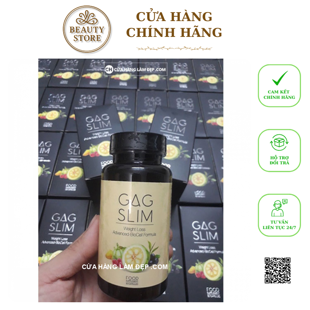Viên Uống Giảm Cân Tối Ưu - Gag Slim mẫu mới 2019 Của Mỹ