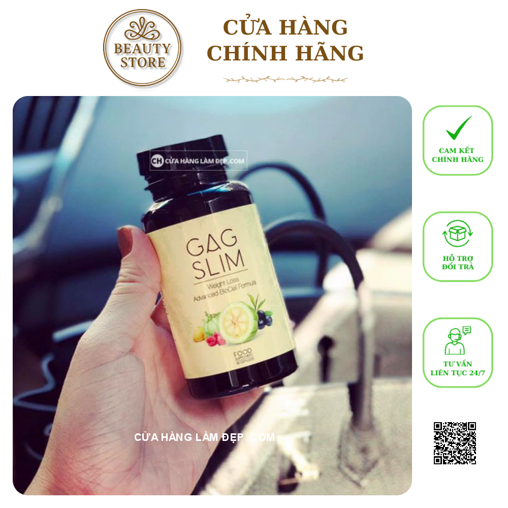 Viên Uống Giảm Cân Tối Ưu - Gag Slim mẫu mới 2019 Của Mỹ