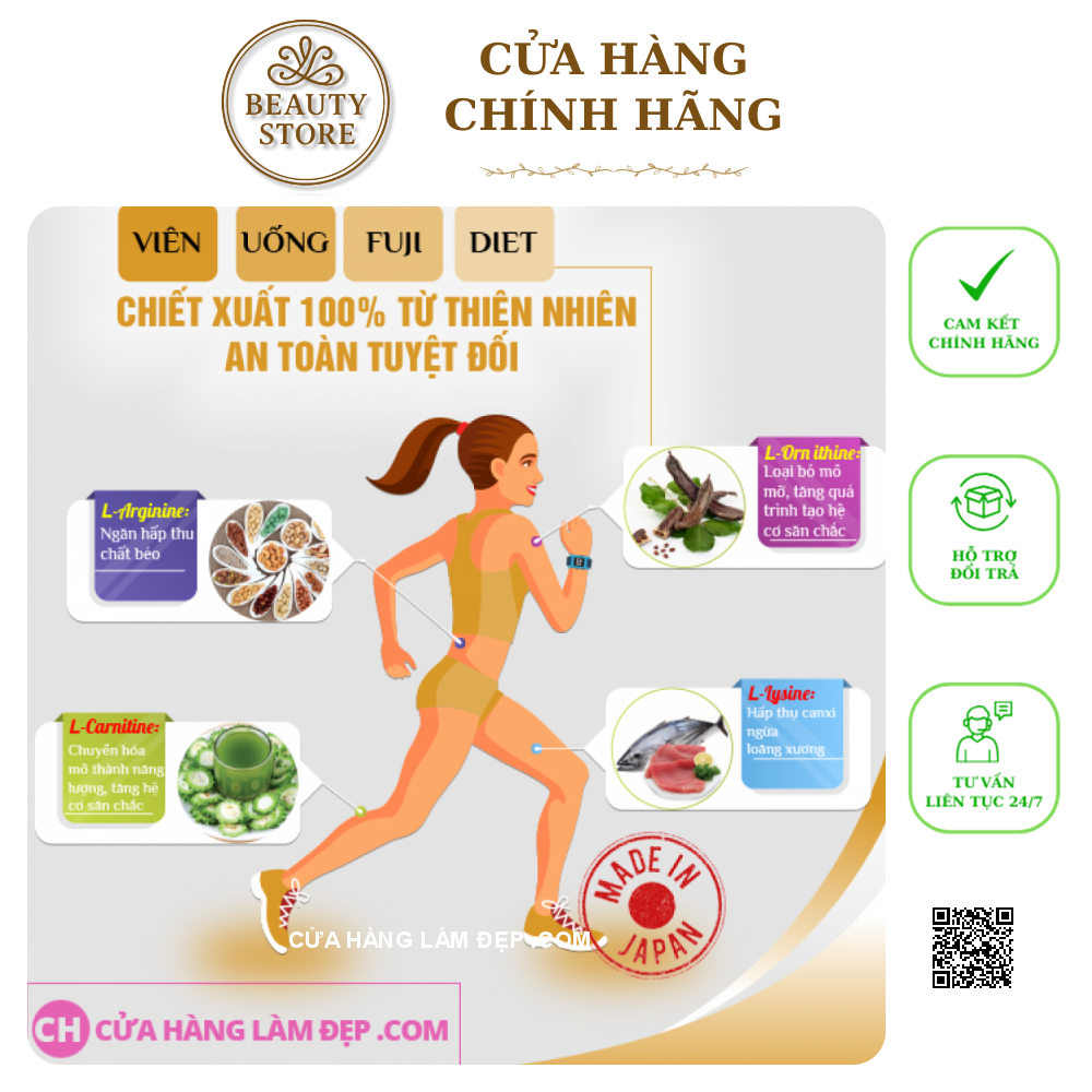 Viên Uống Giảm Cân Fuji Diet Nhật Bản