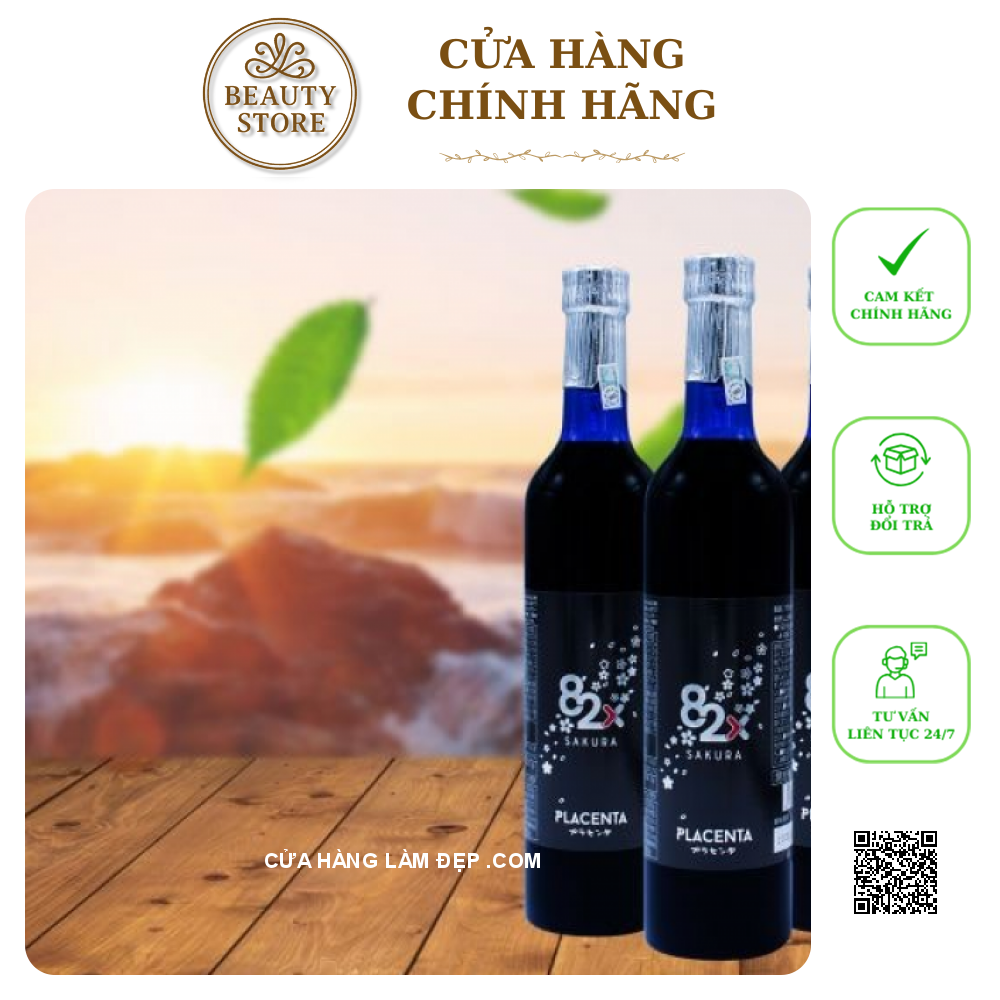 Tinh chất nhau thai Placenta 82x Sakura Premium 450000mg 500ml