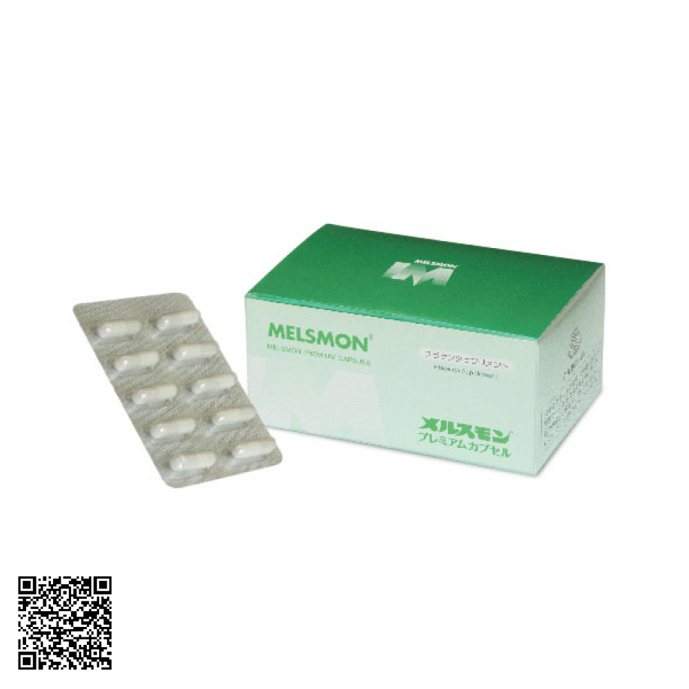 Viên Uống Nhau Thai Melsmon Premium Capsule Placenta Supplement