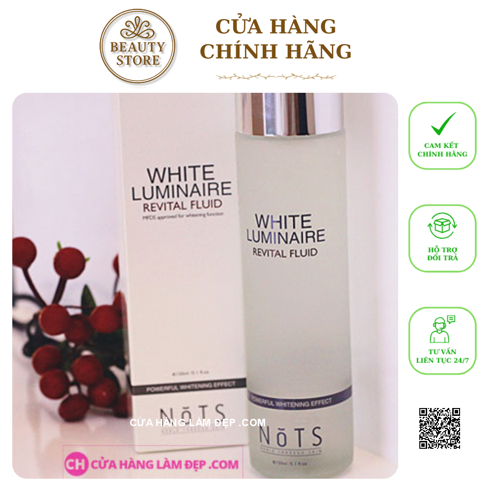 Nước thần đặc giảm làm sáng da Hàn Quốc NOTS White Luminaire Revital Fluid