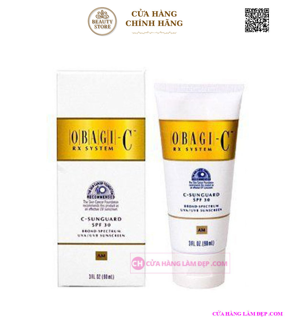 Kem Chống Nắng, Trẻ Hóa Da Obagi CRX C-Sunguard SPF30
