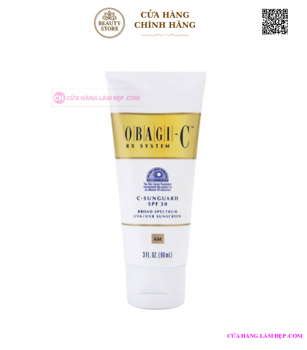 Kem Chống Nắng, Trẻ Hóa Da Obagi CRX C-Sunguard SPF30