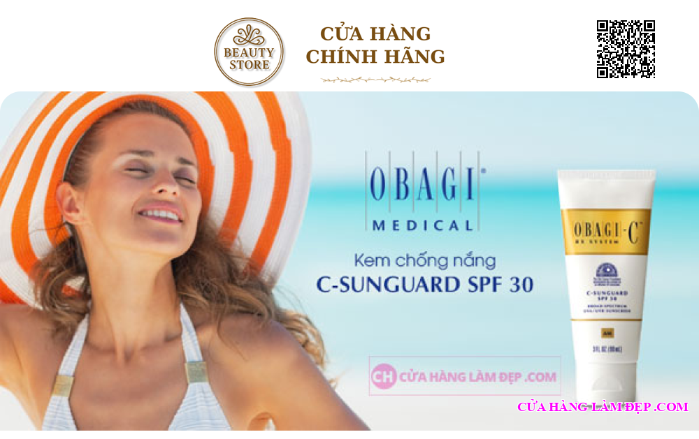 Kem Chống Nắng, Trẻ Hóa Da Obagi CRX C-Sunguard SPF30