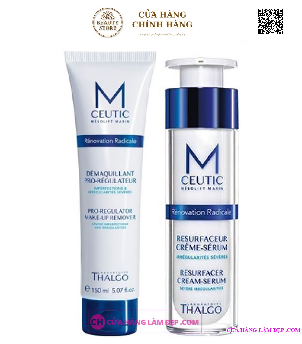 Kem Dưỡng giảm Sẹo Rỗ Thalgo Mceutic Resurfacer Cream-Serum 50ml