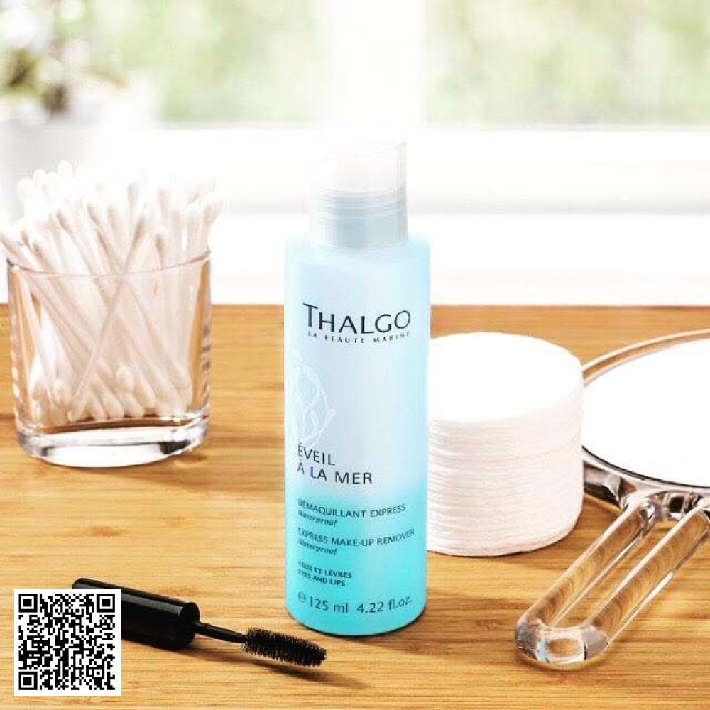 Dung dịch tẩy trang cho mắt và môi Thalgo Gentle Make Up Remover Eye & Lip