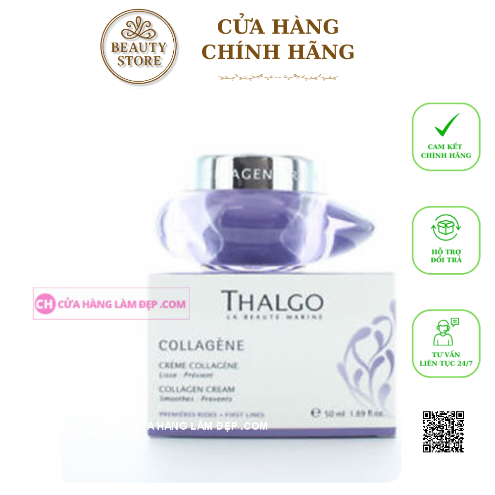 Kem Xoá Mờ Nếp Nhăn, Bổ Sung Collagen Thalgo Collagen Cream