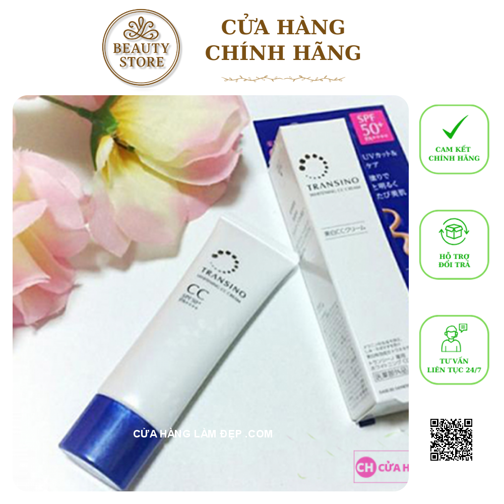 Kem Trang Điểm Dưỡng Trắng Transino Whitening CC Cream 30g