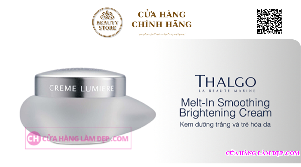 Kem Dưỡng Trắng Và Trẻ Hóa Da Thalgo Melt-In Smoothing Brightening Cream