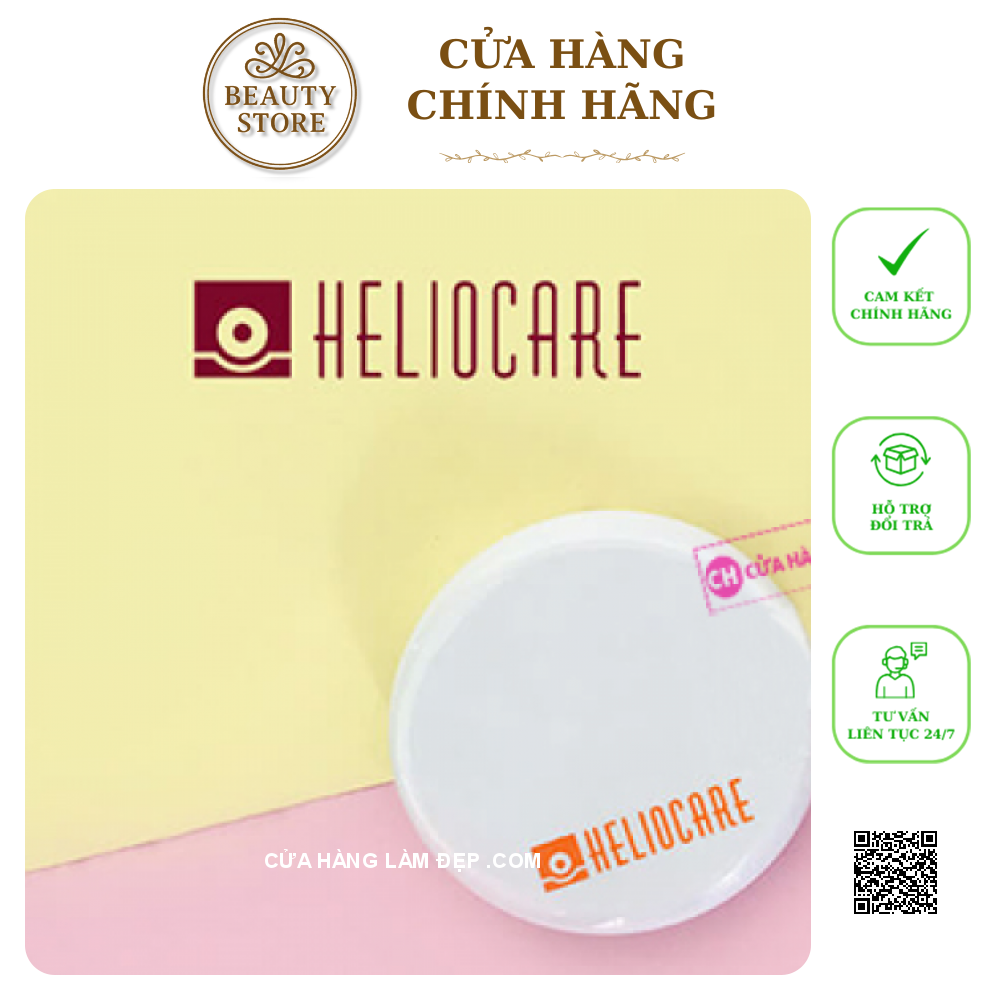 Phấn nền chống nắng màu da Heliocare Oil-Free Compact SPF 50 Faire
