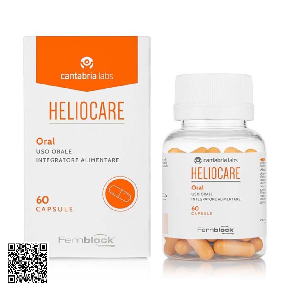Viên Uống Chống Nắng Heliocare Cápsulas Oral Của Tây Ban Nha 60 Viên