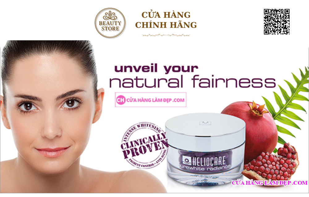 Viên Uống Trắng Da, Mờ Nám Heliocare PureWhite Radiance