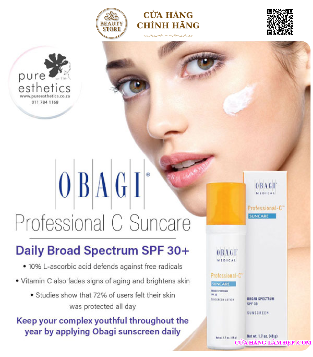 Kem Chống Nắng Obagi Professional C Suncare Board Spectrum SPF 30