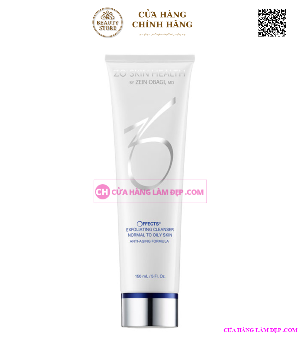 Sữa rửa mặt cho da nhờn ZO® Skin Health Offects Exfoliating Cleanser Normal to Oily Skin 150ml