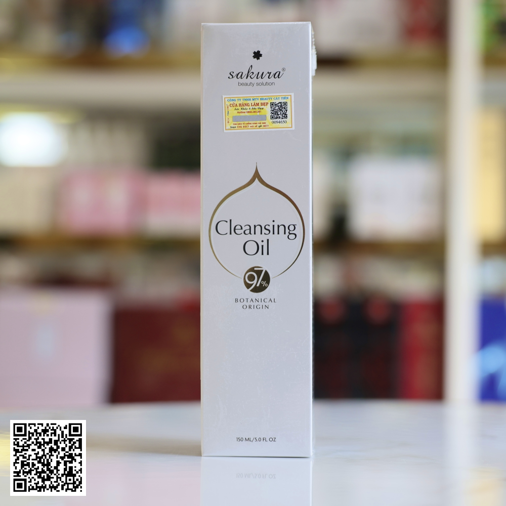 Dầu Tẩy Trang Sakura Cleansing Oil Từ Nhật Bản 150ml