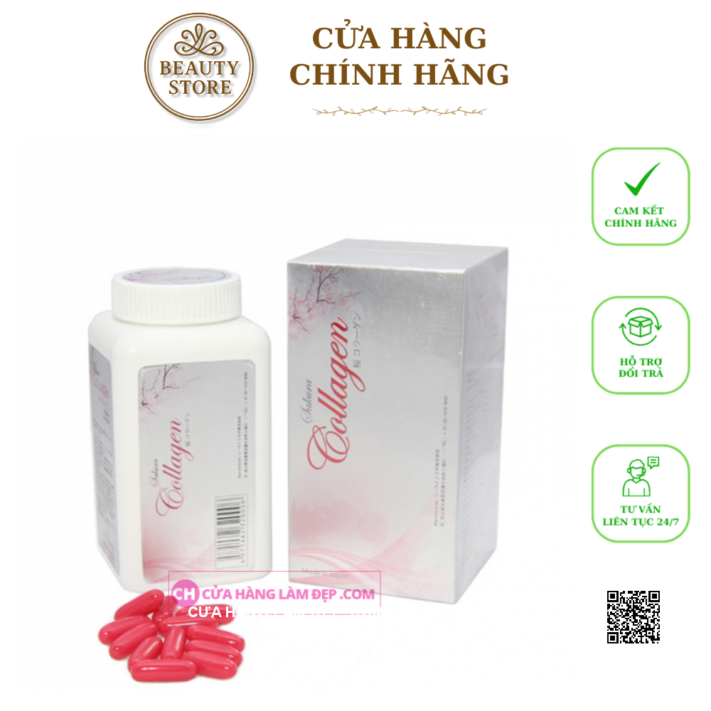 Viên Uống Collagen Sakura Nhật Bản 120 viên
