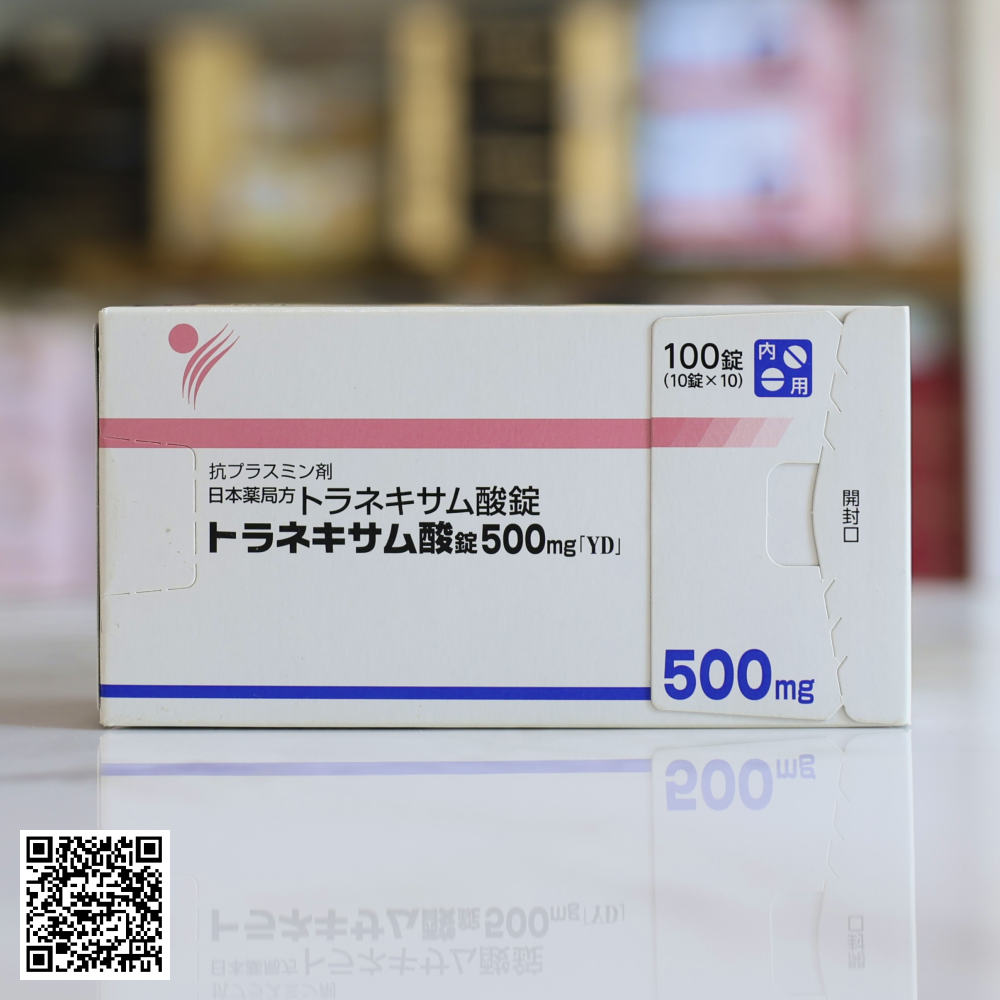 Viên Uống Trắng Da Mờ Nám Transamin 500mg Nhật Bản (Hộp 100 Viên)