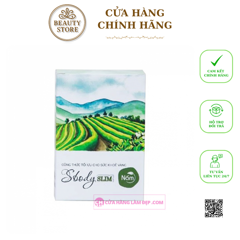 Viên Uống Giảm Cân Nấm Sbody Slim Mẫu Mới 2019