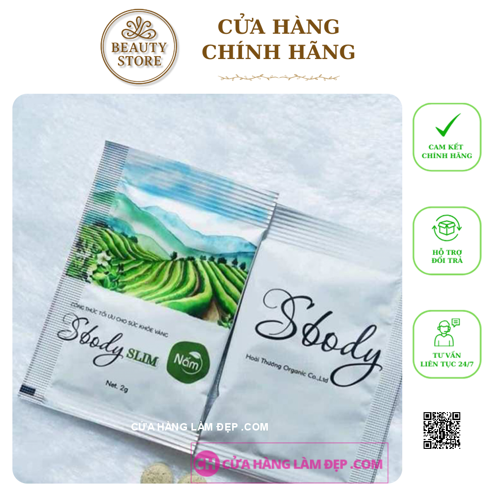 Viên Uống Giảm Cân Nấm Sbody Slim Mẫu Mới 2019